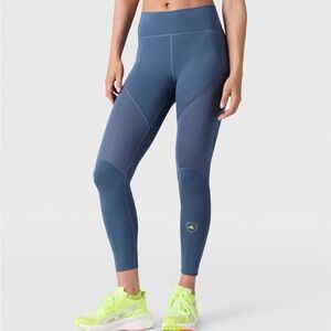 Adidas Stella McCartney leggings NWT XL deep sea blue asmc  training 7/8